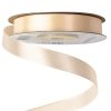 Satin ribbon 12mm x 22.86m - Ecru