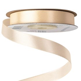 Satin ribbon 12mm x 22.86m - Ecru