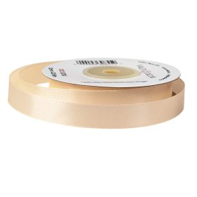 Satin ribbon 12mm x 22.86m - Ecru