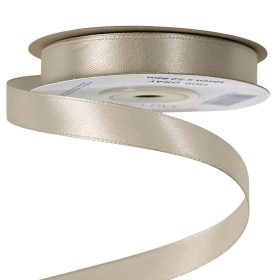 Satin ribbon 12mm x 22.86m - Gray