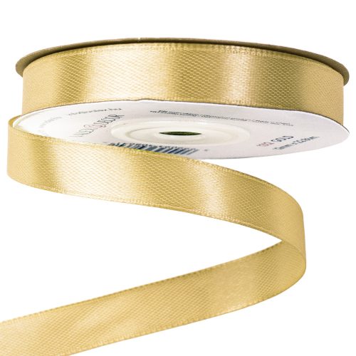 Satin ribbon 12mm x 22.86m - Gold