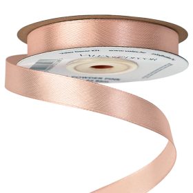 Satin ribbon 12mm x 22.86m - Powder Pink