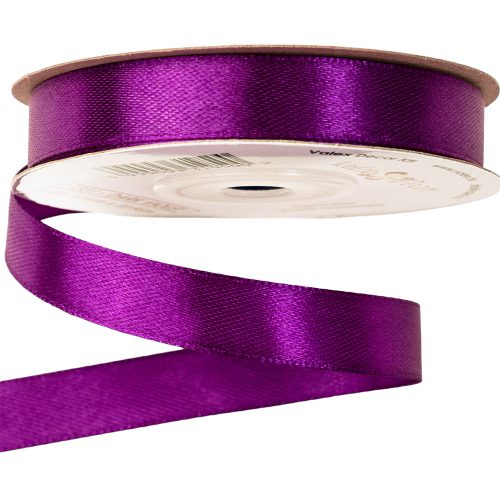 Satin ribbon 12mm x 22.86m - Dark Violet