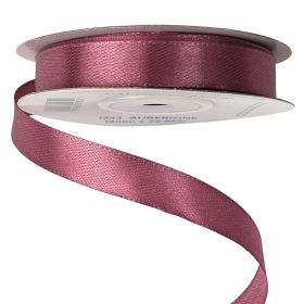 Satin ribbon 12mm x 22.86m - Aubergine