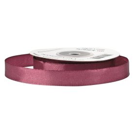 Satin ribbon 12mm x 22.86m - Aubergine