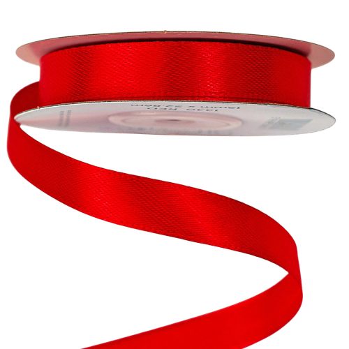 Satin ribbon 12mm x 22.86m - Red