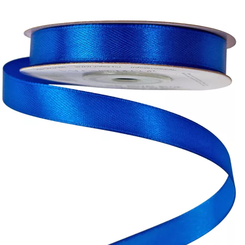 Szatén szalag 12mm x 22.86m - Királykék
