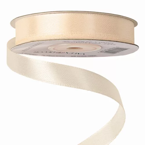 Szatén szalag 12mm x 22.86m - Pezsgő