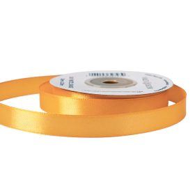 Satin ribbon 12mm x 22.86m - Pastel orange