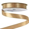 Satin ribbon 12mm x 22.86m - Gold brown