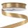 Satin ribbon 12mm x 22.86m - Gold brown