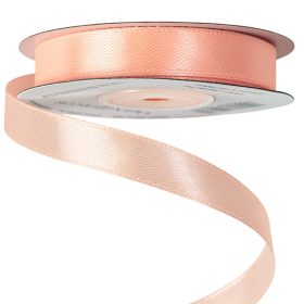 Satin ribbon 12mm x 22.86m - Peach