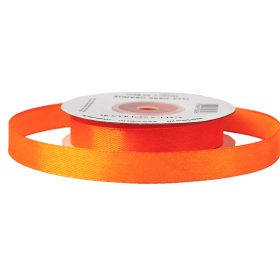 Satin ribbon 12mm x 22.86m - Dark orange