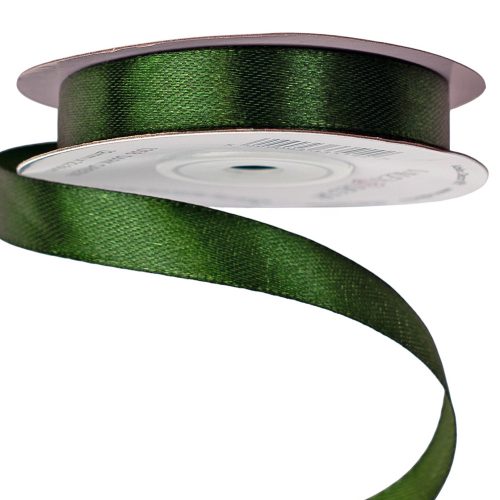 Satin ribbon 12mm x 22.86m - Dark green