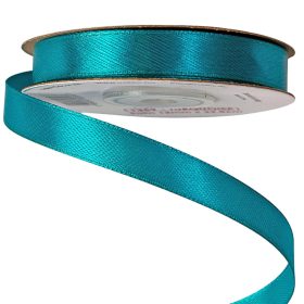 Satin ribbon 12mm x 22.86m - Turquoise