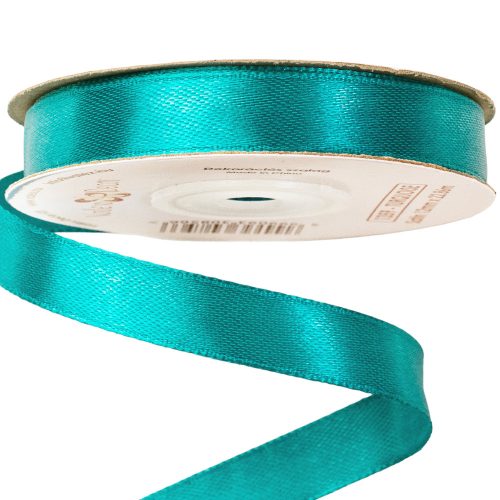 Satin ribbon 12mm x 22.86m - Turquoise