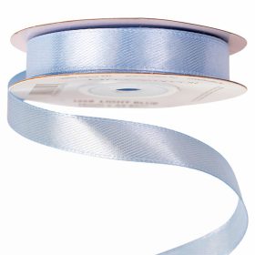 Satin ribbon 12mm x 22.86m - Light Blue