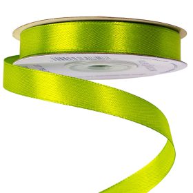 Satin ribbon 12mm x 22.86m - Tea green