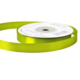 Satin ribbon 12mm x 22.86m - Tea green