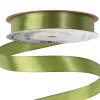 Satin ribbon 12mm x 22.86m - Moss Green