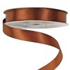 Satin ribbon 12mm x 22.86m - Dark brown