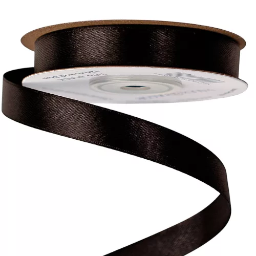 Szatén szalag 12mm x 22.86m - Fekete