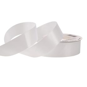 Szatén szalag 25mm x 22.86m - Fehér