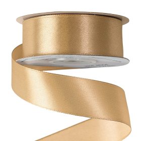 Szatén szalag 25mm x 22.86m - Bézs