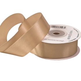 Szatén szalag 25mm x 22.86m - Bézs