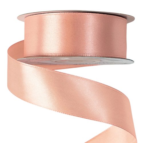 Szatén szalag 25mm x 22.86m - Púder Bézs