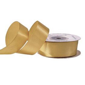 Szatén szalag 25mm x 22.86m - Arany