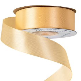 Szatén szalag 25mm x 22.86m - Krém