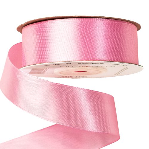 Satin ribbon 25mm x 22.86m - Pink
