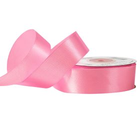 Szatén szalag 25mm x 22.86m - Rózsaszín
