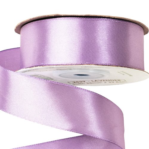 Satin ribbon 25mm x 22.86m - Lavender