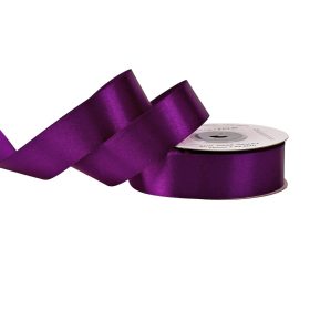 Szatén szalag 25mm x 22.86m - Sötét ibolya