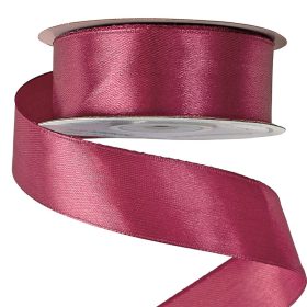 Szatén szalag 25mm x 22.86m - Padlizsánlila
