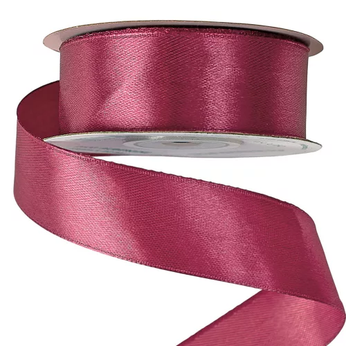 Szatén szalag 25mm x 22.86m - Padlizsánlila