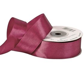 Szatén szalag 25mm x 22.86m - Padlizsánlila