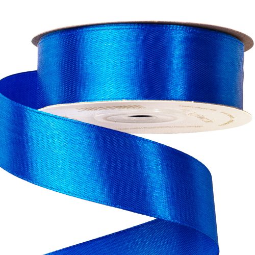 Satin ribbon 25mm x 22.86m - Royal blue
