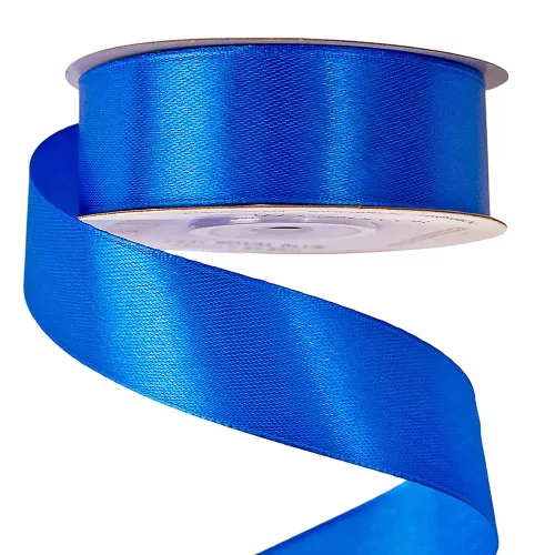 Szatén szalag 25mm x 22.86m - Királykék