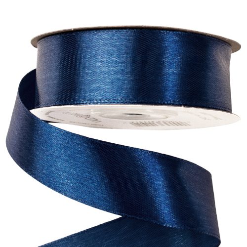 Satin ribbon 25mm x 22.86m - Navy Blue