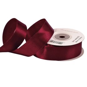 Szatén szalag 25mm x 22.86m - Wine red