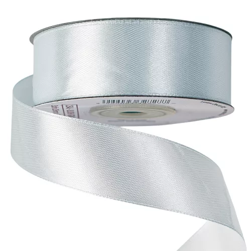 Szatén szalag 25mm x 22.86m - Halványkék