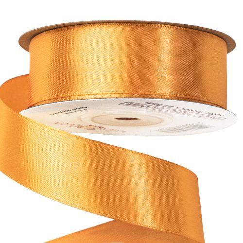 Satin ribbon 25mm x 22.86m - Pastel orange