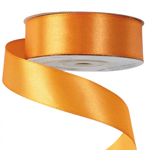 Szatén szalag 25mm x 22.86m - Pasztell narancs