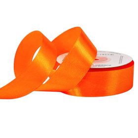 Szatén szalag 25mm x 22.86m - Sötét narancssárga