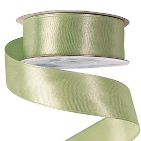 Szatén szalag 25mm x 22.86m - Vintage Zöld