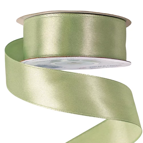 Szatén szalag 25mm x 22.86m - Vintage Zöld