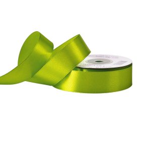 Szatén szalag 25mm x 22.86m - Teazöld
